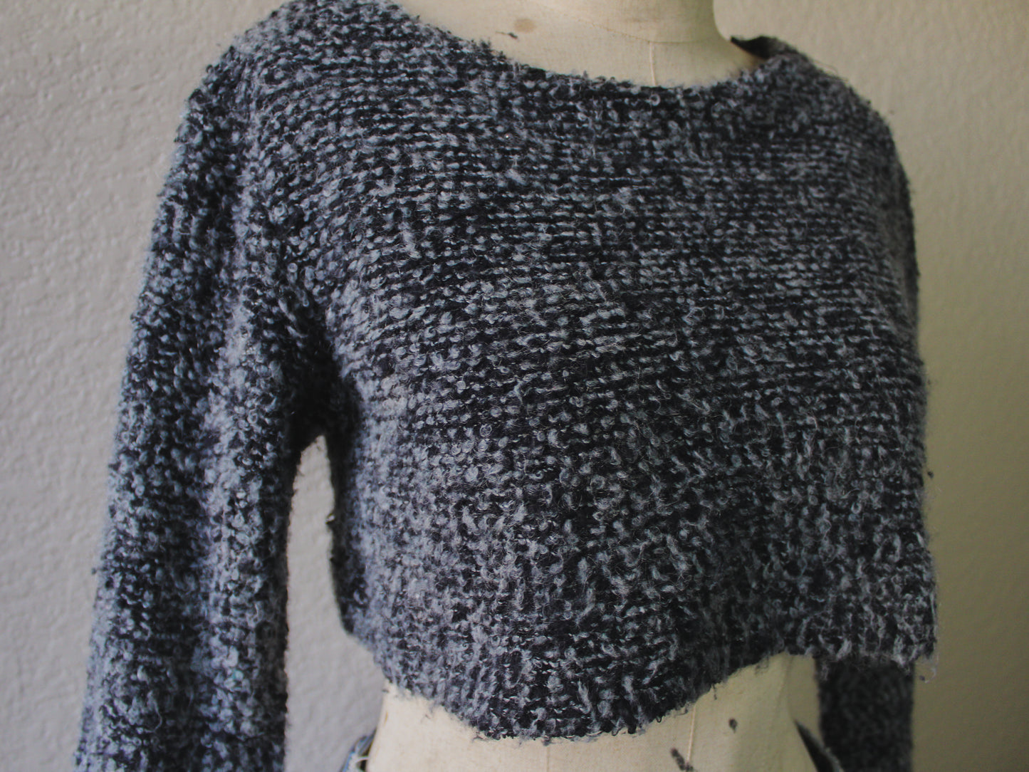 I Want Candy Cropped Sweater