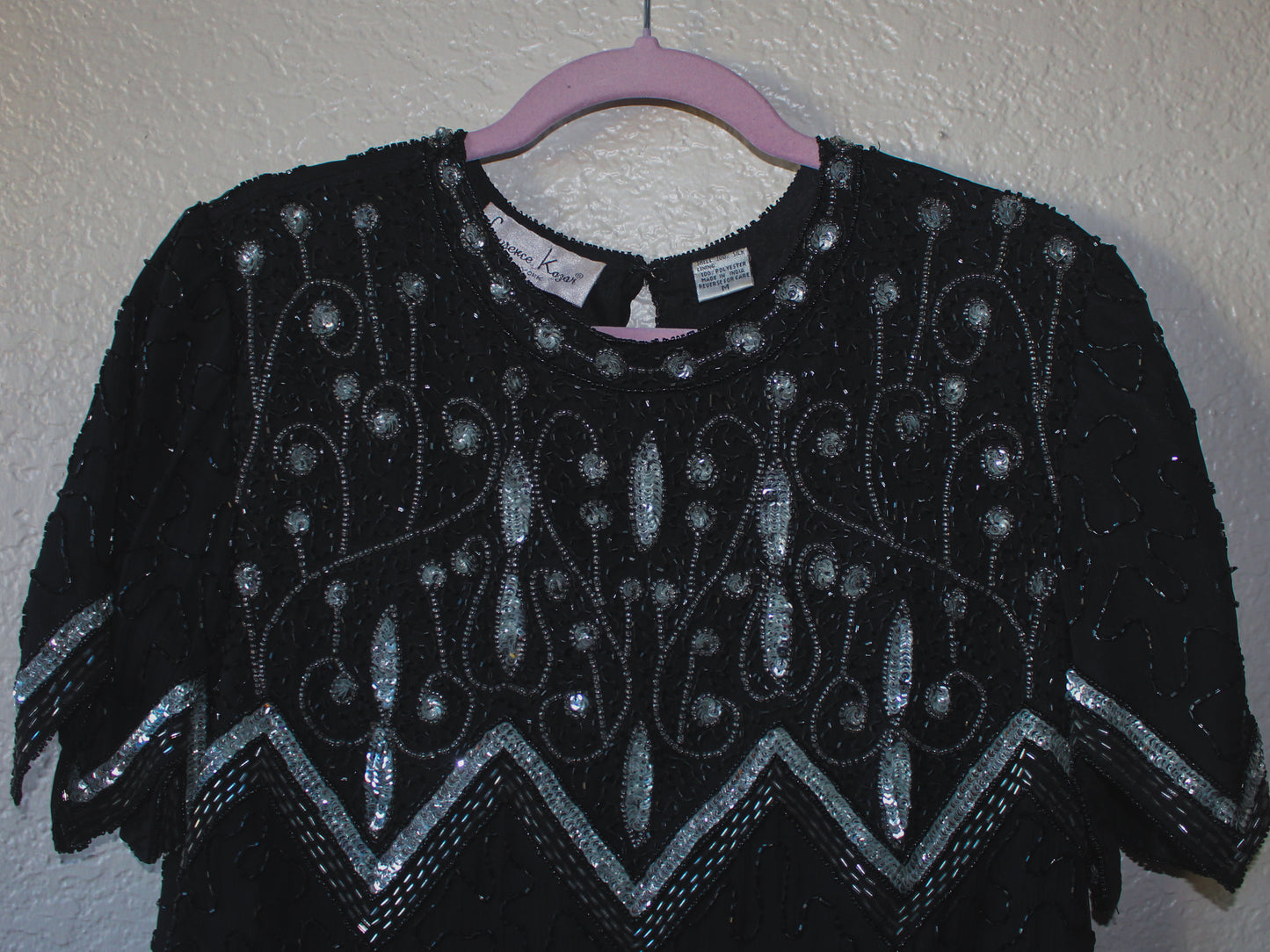 Countdown Laurence Kazar Beaded Top