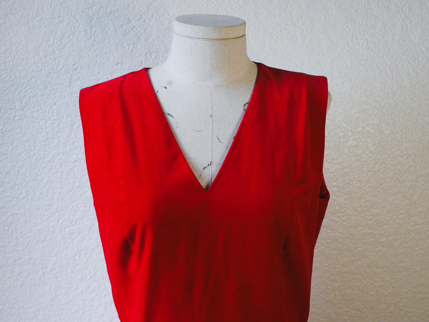 RED DRESS Reworked Dress