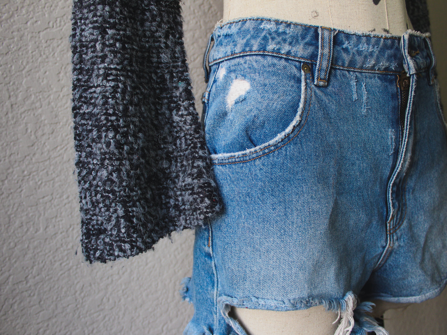 I Want Candy Cropped Sweater