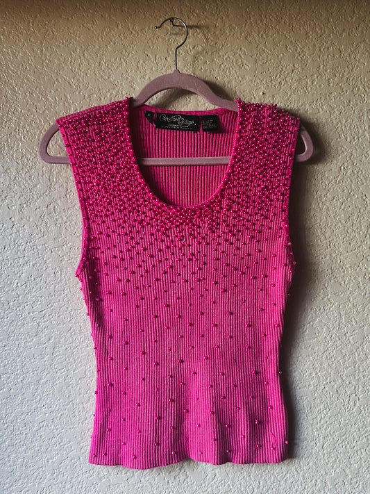 That Girl Christine Phillipe Beaded Top