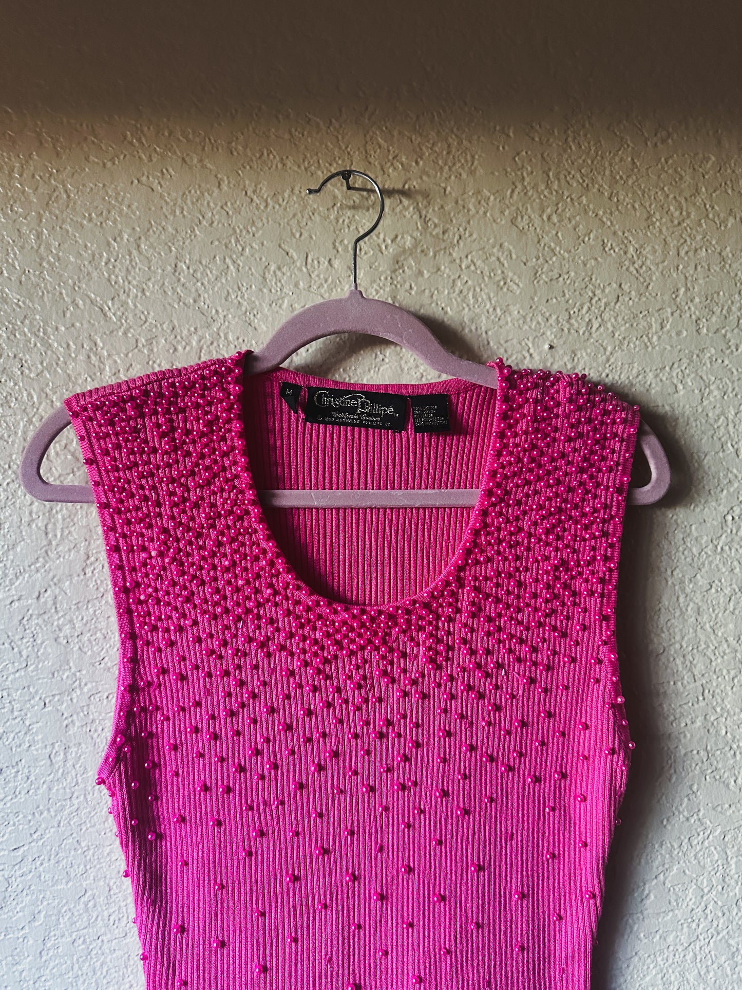 That Girl Christine Phillipe Beaded Top